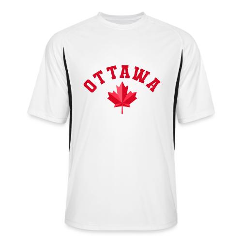 Ottawa with maple leaf - Men’s Cooling Performance Color Blocked Jersey
