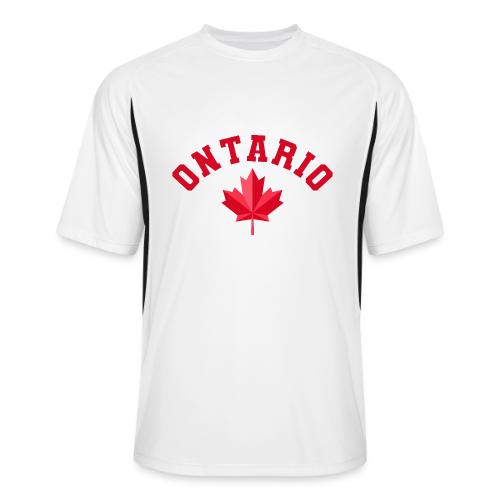 Ontario with maple leaf - Men’s Cooling Performance Color Blocked Jersey