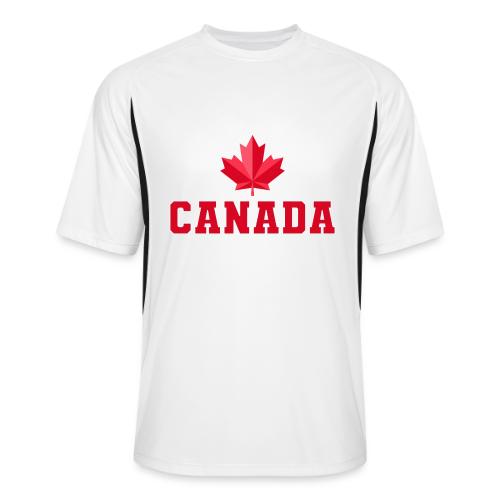 Canada with a maple leaf - Men’s Cooling Performance Color Blocked Jersey