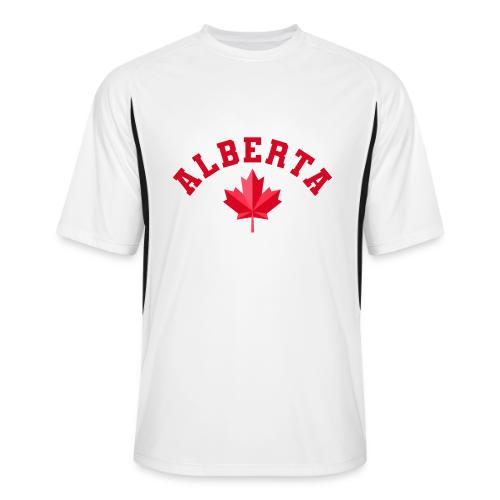 Alberta with maple leaf - Men’s Cooling Performance Color Blocked Jersey