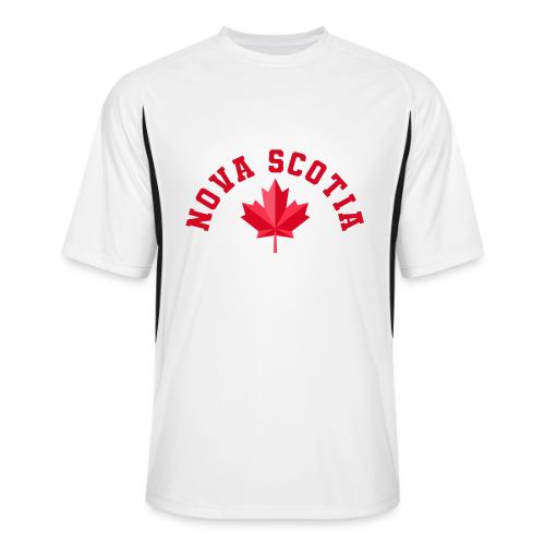 Nova Scotia with maple leaf - Men’s Cooling Performance Color Blocked Jersey