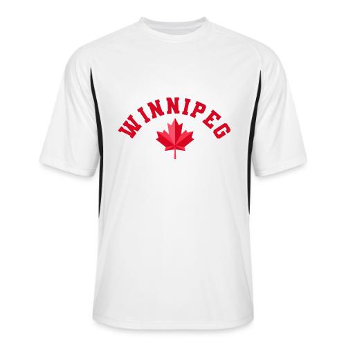 Winnipeg with maple leaf - Men’s Cooling Performance Color Blocked Jersey