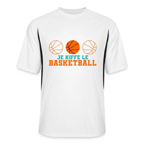I love basketball - Men’s Cooling Performance Color Blocked Jersey