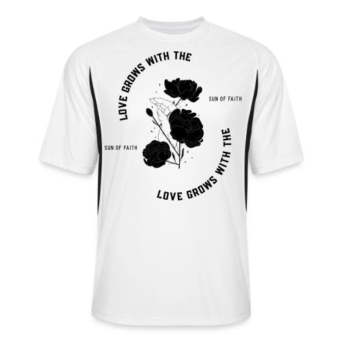 Love Grows With The Sun Of Faith - Men’s Cooling Performance Color Blocked Jersey