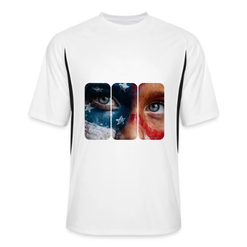 USA: Star-Spangled Glance - Men’s Cooling Performance Color Blocked Jersey