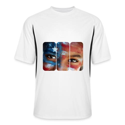 USA: Eyes of the Flag - Men’s Cooling Performance Color Blocked Jersey