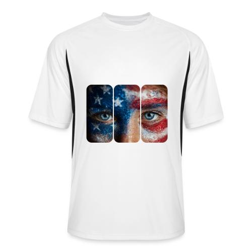 USA: Stars in Her Eyes - Men’s Cooling Performance Color Blocked Jersey
