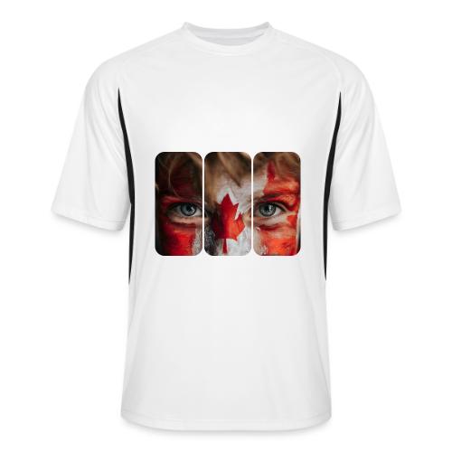 Canada: Maple Leaf Gaze - Men’s Cooling Performance Color Blocked Jersey
