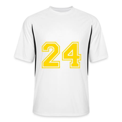 Number 24 in a classic athletic collegiate font - Men’s Cooling Performance Color Blocked Jersey