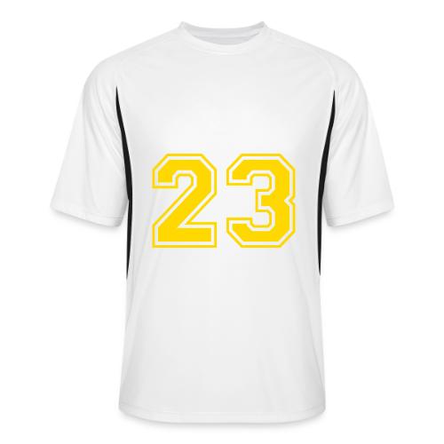 Number 23 in a classic athletic collegiate font - Men’s Cooling Performance Color Blocked Jersey