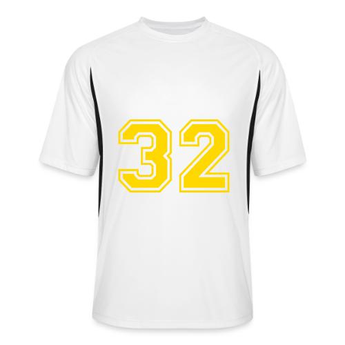 Number 32 in a classic athletic collegiate font - Men’s Cooling Performance Color Blocked Jersey