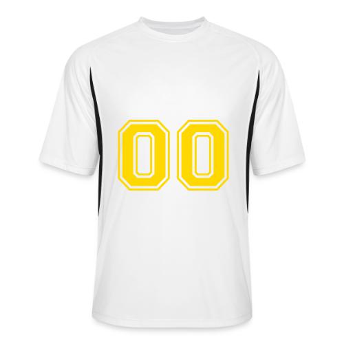 Number 00 in a classic athletic collegiate font - Men’s Cooling Performance Color Blocked Jersey