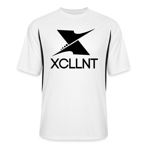 Xcllnt Logo Black - Men’s Cooling Performance Color Blocked Jersey