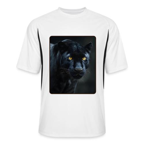 Black Panther Glowing Eyes Design - Men’s Cooling Performance Color Blocked Jersey