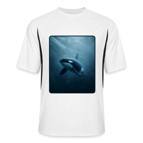 Orca Ocean Wildlife Design - Men’s Cooling Performance Color Blocked Jersey