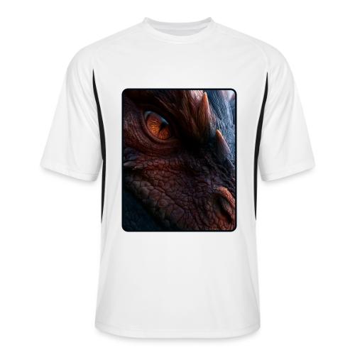 Fierce Ancient Dragon Portrait Design - Men’s Cooling Performance Color Blocked Jersey