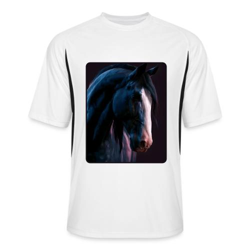 Noble Horse Cinematic Portrait Design - Men’s Cooling Performance Color Blocked Jersey
