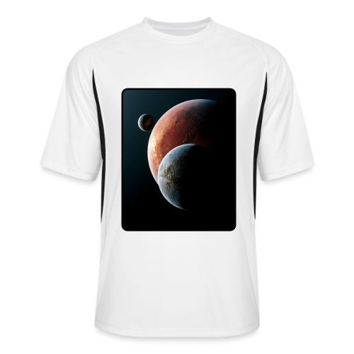 Three Planets Deep Space Design - Men’s Cooling Performance Color Blocked Jersey