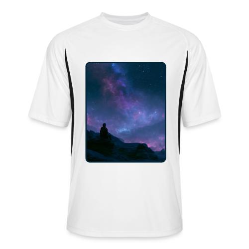 Stargazer Nebula Night Sky Art - Men’s Cooling Performance Color Blocked Jersey