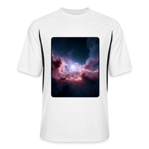 Radiant Cosmic Nebula Artwork - Men’s Cooling Performance Color Blocked Jersey