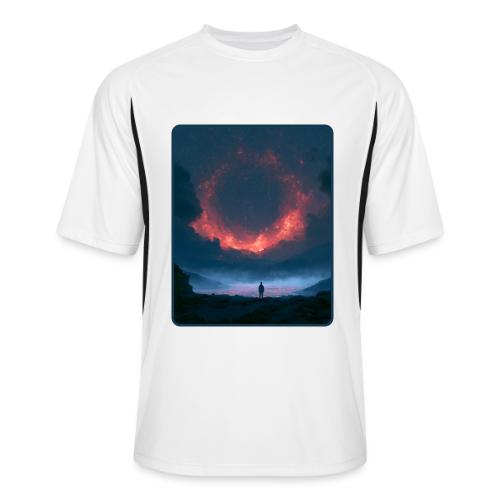 Supernova Reflection Space Scene - Men’s Cooling Performance Color Blocked Jersey