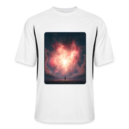 Supernova Sky Sci-Fi Artwork - Men’s Cooling Performance Color Blocked Jersey