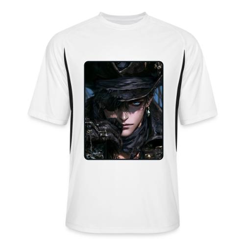 Dark Anime Pirate Warrior - Men’s Cooling Performance Color Blocked Jersey