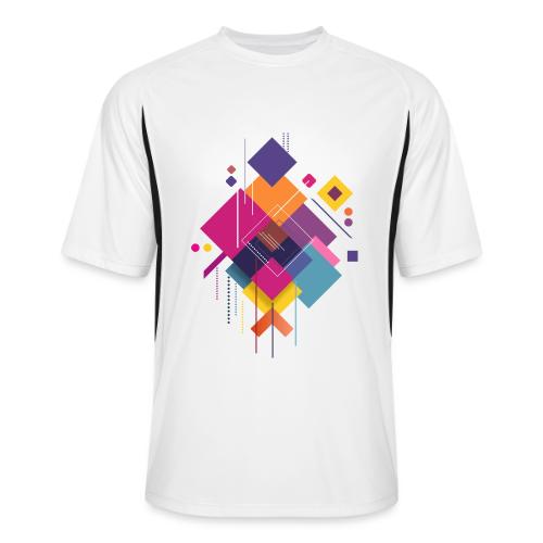 Vibrant Geometry - Men’s Cooling Performance Color Blocked Jersey