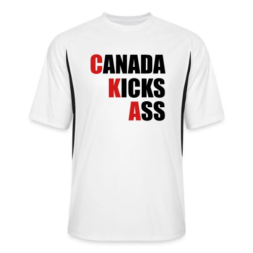 Canada Kicks Ass Vertical - Men’s Cooling Performance Color Blocked Jersey