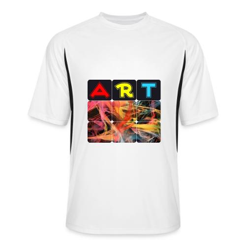 Chaotic Threads of Art - Men’s Cooling Performance Color Blocked Jersey