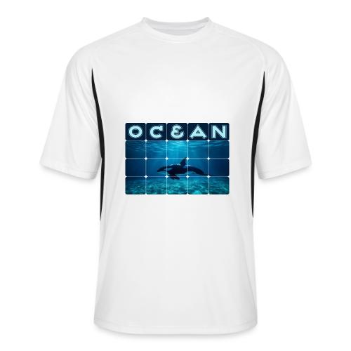 Ocean: Orca in Motion - Men’s Cooling Performance Color Blocked Jersey