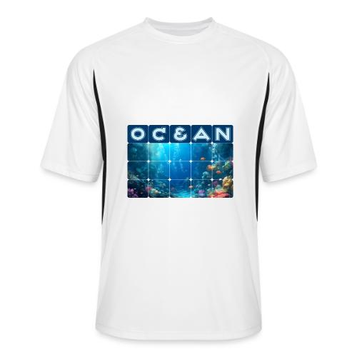 Ocean: Coral Carnival - Men’s Cooling Performance Color Blocked Jersey