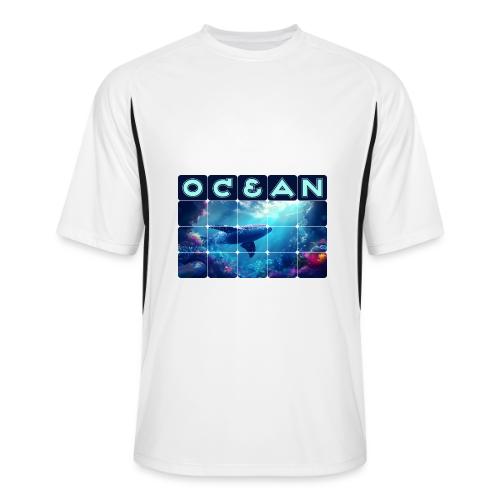 Ocean: Whale’s Path - Men’s Cooling Performance Color Blocked Jersey