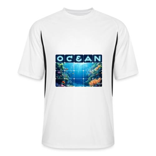 Ocean: Tropical Drift - Men’s Cooling Performance Color Blocked Jersey