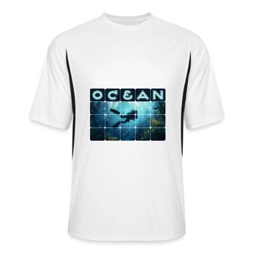 Ocean: Beneath the Blue - Men’s Cooling Performance Color Blocked Jersey