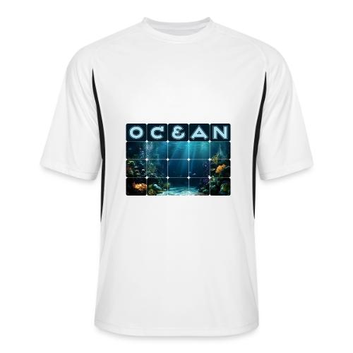 Ocean: Rainbow Reef Life - Men’s Cooling Performance Color Blocked Jersey
