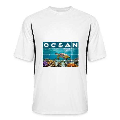 Ocean: Gentle Voyager - Men’s Cooling Performance Color Blocked Jersey
