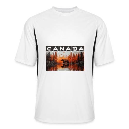 Canada Wilderness Art - Men’s Cooling Performance Color Blocked Jersey