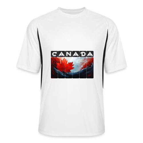 Canada Icon in Color - Men’s Cooling Performance Color Blocked Jersey