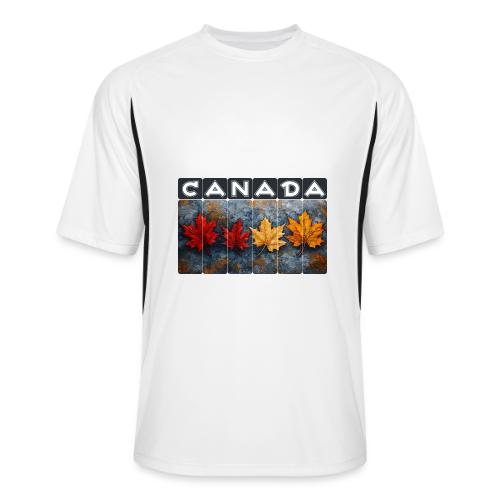 Colorful Canada Style - Men’s Cooling Performance Color Blocked Jersey