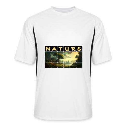 Whispers of Green Peaks - Men’s Cooling Performance Color Blocked Jersey