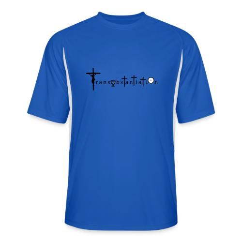 Transubstantiation Black Letters - Men’s Cooling Performance Color Blocked Jersey