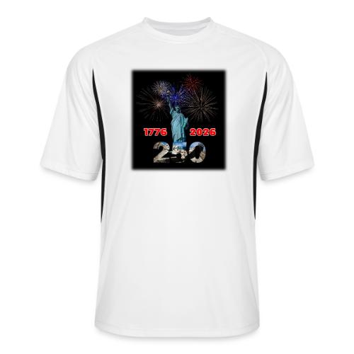 1776 - 2026 - 250 Years USA | Fireworks - Men’s Cooling Performance Color Blocked Jersey