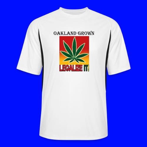 Oakland Grown Cannabis juridiques T-shirts 420 usure - T-shirt sport contrasté pour hommes
