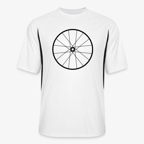 Bicycle Wheel - Men’s Cooling Performance Color Blocked Jersey