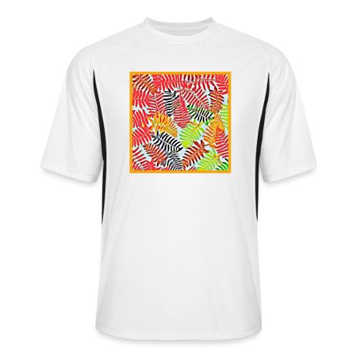 Chic Leaves Artistic Spectrum - Men’s Cooling Performance Color Blocked Jersey