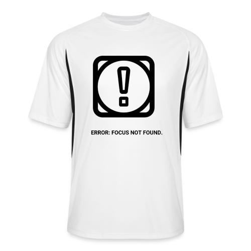 ERROR: FOCUS NOT FOUND T-Shirt | Funny Remote Work - Men’s Cooling Performance Color Blocked Jersey