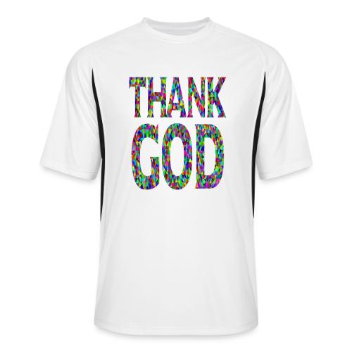 THANK GOD - Men’s Cooling Performance Color Blocked Jersey