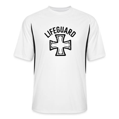 Lifeguard Cross Emblem - Men’s Cooling Performance Color Blocked Jersey