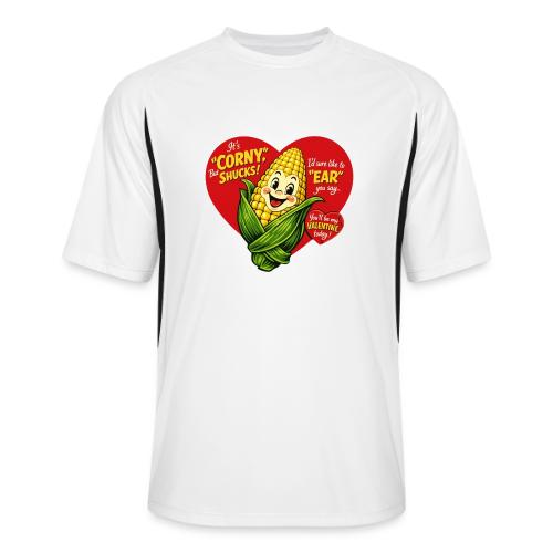 Corny Valentine T-Shirt - Men’s Cooling Performance Color Blocked Jersey